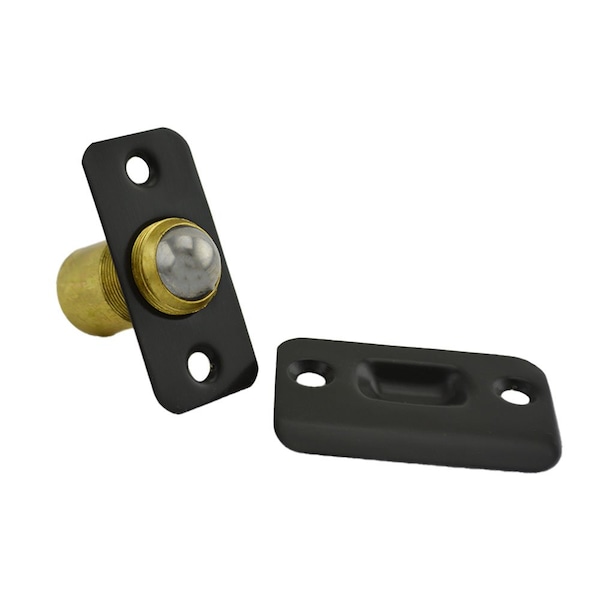 Ives Commercial Solid Brass Round Corner Ball Catch Oil Rubbed Bronze Finish 349B10B - main